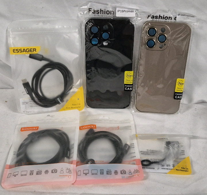 New Phone Cases for IP16Promax & Cables USB-C to Lightening for iPhones