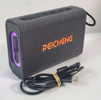 Peicheng Wireless Bluetooth Speaker w/USB Charging Cord .