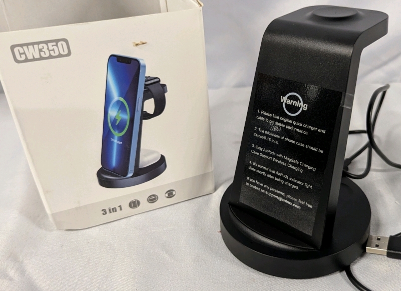As-New CW350 Multifunctional Wireless Charging Station.
