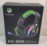As New - Fachixy FC-100 Wireless Gaming Headset . Tested working
