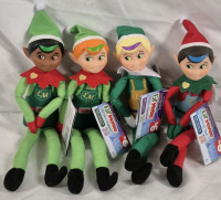 4 New 12" Elf Mates - Toy Maker, Elf Chef & Cobblers