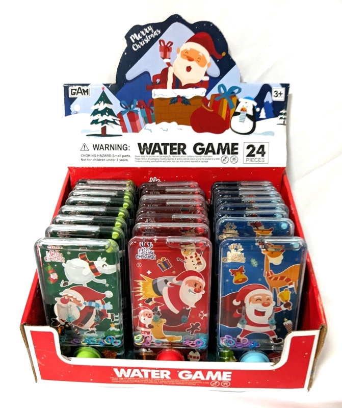 24 New Water Games (Christmas Theme) with Display Box