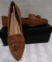 New from Talbots. Ladies Loafer in Nutmeg Size 10.5