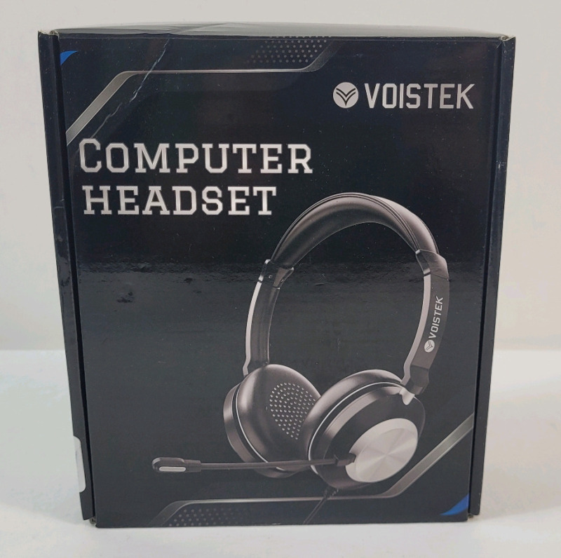 New - Voistek USB / USB-C Wired Computer Headset .