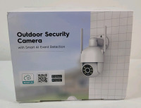 New - Outdoor Security Camera w/Smart AI Event Detection .