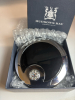 New Vintage Swarovski Crystal Danielle 5X Makeup Mirror Compact Case in HUDSONS BAY Box Swarovski Crystal sticker and Danielle Creations intact Approximately 3.5 Inch - 2