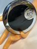 New Vintage Swarovski Crystal Danielle 5X Makeup Mirror Compact Case in HUDSONS BAY Box Swarovski Crystal sticker and Danielle Creations intact Approximately 3.5 Inch - 3