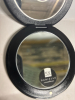 New Vintage Swarovski Crystal Danielle 5X Makeup Mirror Compact Case in HUDSONS BAY Box Swarovski Crystal sticker and Danielle Creations intact Approximately 3.5 Inch - 4