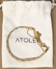 New ATOLEA Rio Bracelet, Hypoallergenic, Waterproof & Sweatproof Premium Stainless Steel + 18k Gold PVD Coating | Retails $75! - 3