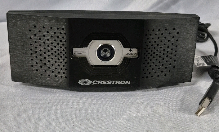 Crestron Tabletop Conference System with Logitech Camera for Video Conferencing - Untested