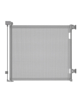 55" Wide Retractable Safety Gate. 34" Tall.