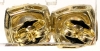 New 14k Gold Plated 2.0ct Each Simulated Diamond Halo Stud Earrings - 5