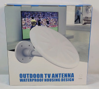 Full HD Outdoor TV Antenna , Black .