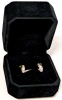 New 24k Gold Plated 12.0mm Simulated Diamond Swirl Huggie Earrings - 3