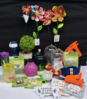 All New Outdoor Patio and Garden Lot - Hummingbird Feeders, Tumblers, Garden Stakes +