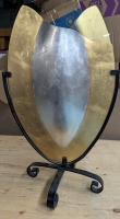 Vase with Stand. 20" Tall.