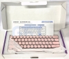 As-New in Box | SEUNKWANG EWEADN G61 Typewriter Keyboard Wireless Mechanical Keyboards, 60% Mini Typewriter Keyboard with White Backlit, Anti-Ghosting, Red Switch Bluetooth/2.4GHz/USB-C Cute Aesthetic Keyboards-Pink - 2