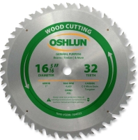 New Oshlun SBW-164032 16-5/16-Inch 32 Tooth ATB Beam Saw Blade with 1-Inch Arbor. Retails for $133