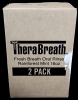 New Sealed 2pk THERA BREATH Fresh Breath Oral Rinse : Rainforest Mint 473ml/16oz Each - 2