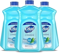 New 3pk DIAL Antibacterial Defense : Spring Water Scent Had Soap Refills : 1.53ml Each