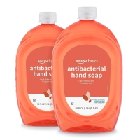 New Sealed 2-Pack Amazon Basics Liquid Hand Soap Refill, Light Moisturizing, Triclosan-Free, Citrus, (Previously Solimo) - 1.47L each