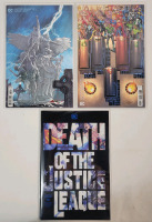 DC Comics JUSTICE LEAGUE #75 : Death of the Justice League Variant Cover Issues . All Issues Bagged & Boarded