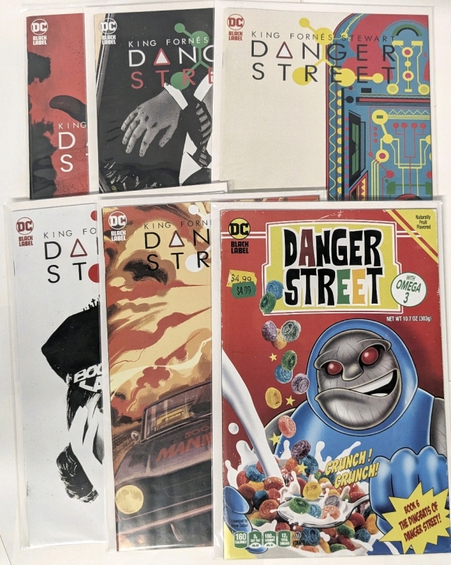DC Comics DANGER STREET, Issues 1-6, All Bagged & Boarded