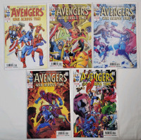 Marvel Comics The Avengers : War Across Time Mini-Series No.1 - No.5 , Complete Run . Well Taken Care Of - All High Grade