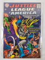Vintage 1963 DC Comics Justice League of America No. 55 . 1st appearance of Robin (Earth-2) (Dick Grayson) & 1st appearance of Gem Girl (Claire Morton) . Very Good / Fine + Grade