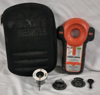 Black & Decker Bulls Eye Laser Level with Case - Working