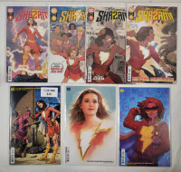 DC Comics The New Champion of Shazam ! No. 1 - No. 4 & Variant Covers No.1B , No.1C & No.2B , Complete Run . Seven (7) Comics . All Well Taken Care Of - All High Grade