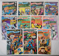 Vintage DC Comics Presents : Superman and ..... No.1 - No. 34 . Eleven (11) Comics . Bagged & Boarded . Good / Very Fine Grade .