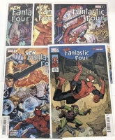 MARVEL Comics NEW FANTASTIC FOUR Issues #1-5 by Popular Writer Peter Davis, All Bagged & Boarded