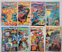 Vintage DC Comics Presents : Superman and ..... No.36 - No. 47 . Includes Issues #47 1st Appearance He-Man & Skeletor in Comics . Eight (8) Comics . Bagged & Boarded . Fair / Very Good Grade .