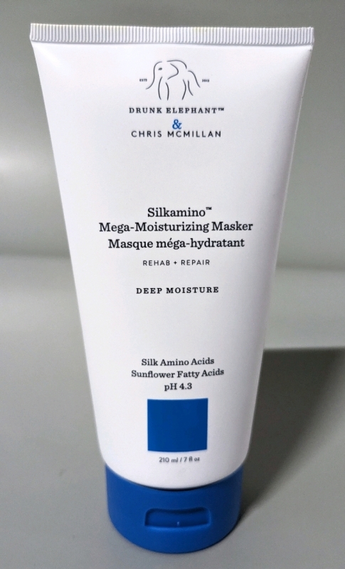 New DRUNK ELEPHANT Silkamino Mega-Moisturizing Masker: Hair Rehab + Repair (210ml)