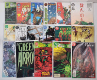DC Comics 1996-97 GREEN ARROW No.111 - No.127 - Consecutive Run . Seventeen (17) Comics All Bagged & Most Boarded . Well Taken Care Of - Vert Fine / Near Mint Grade .