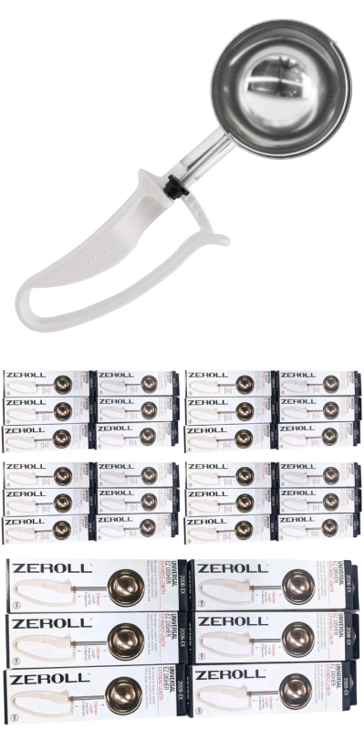 30 New ZEROLL Universal EZ Disher 2006-EX with Extended Length Food Scoopers, Makes Consistent Portions! | 1 Damaged Box | Over $600 Retail Value!