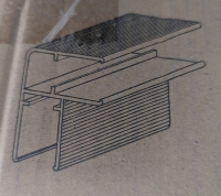 8 New IDX Corporation 90&deg; Corner Black 92L.