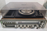 Vintage Lloyd's / BSR AM-FM Multiplex 8-Track Recorder & Turntable Player w/Shell , Model # R2729 . Tested Powers Up , Turntable Plater Rotates - Not Tested Beyond Power Up . Would benefit from cleaning before use