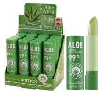 New Aloe Vera Thermochromic Lipstick Set of 12 Moisturizing Tinted Lip Balm Color Changing Coral & Pink Tones Glossy Finish Smooth Moisturizing