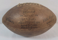 Vintage 1960s Wilson Leather Official NFL Football Game Ball .