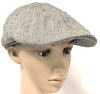 3 Men's Size S/M & Large Golf Flat Caps incl 2 Coopersquare New York Silk-Lined Caps - 2