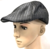 3 Men's Size S/M & Large Golf Flat Caps incl 2 Coopersquare New York Silk-Lined Caps - 4