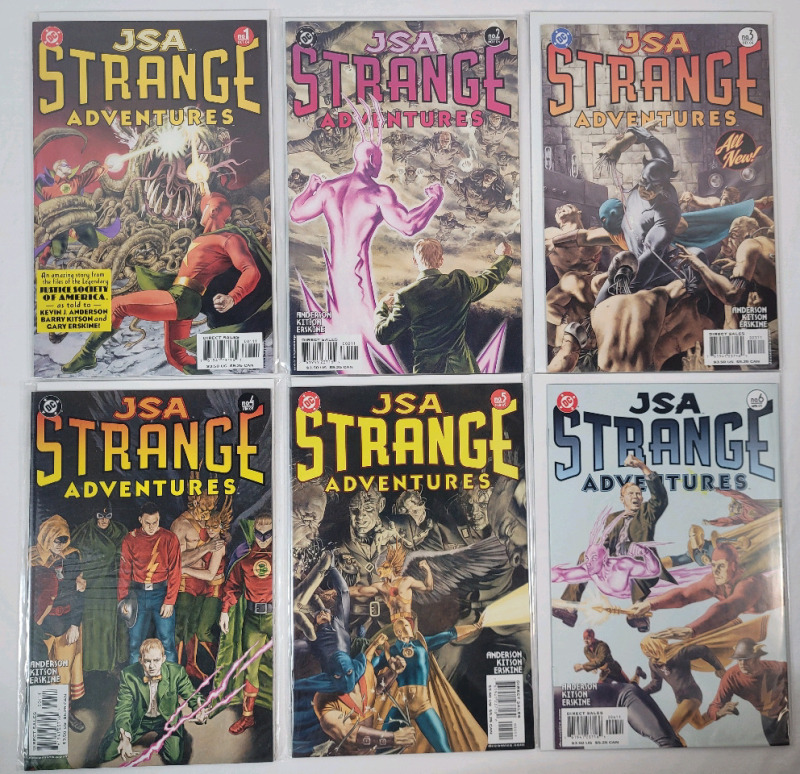DC Comics JSA Strange Adventures - Issues #1 - #6 - Six (6) Issue Mini Series . All Bagged & Boarded . , Well Taken Care Of , High Grade