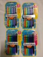 4 New 6 Packs Paper Mate InkJoy Gel Pens - Comfort Grips