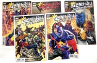 [Full Run] MARVEL Comics GENIS-VELL Captain Marvel, Issues 1-5, All Bagged & Boarded