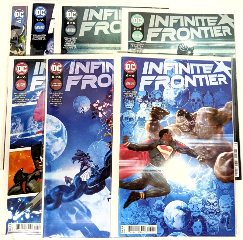 [Full Run] DC Comics INFINITY FRONTIER, Limited Series, Issues 0-6, 7 Comics All Bagged & Boarded