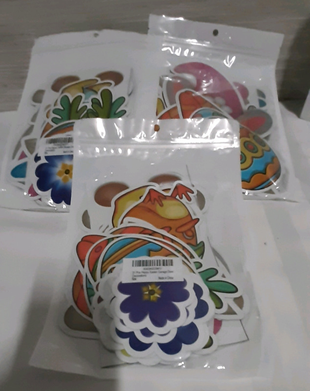 New 10 Packs of Easter Decorations for Your Garage Door