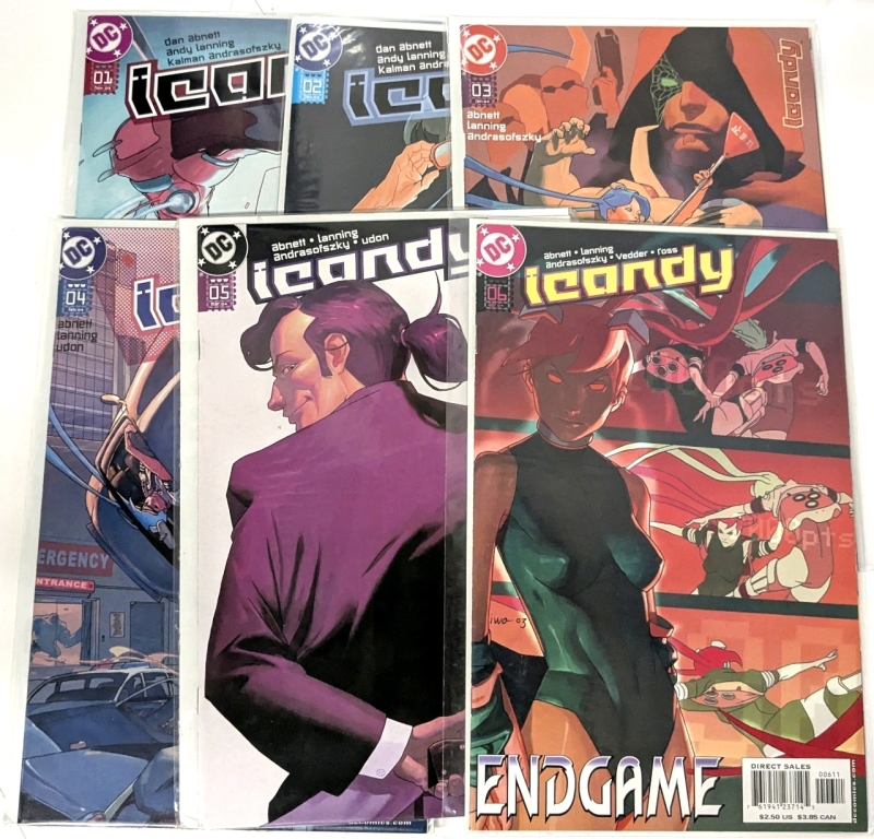 [Full Run] DC Comics Direct Sale ICANDY : Endgame, Issues 1-6, All Bagged & Boarded