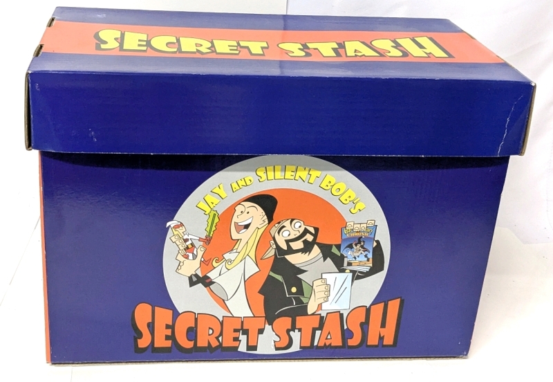 SNOOCH TO THE NOOCH! Jay and Silent Bob Secret Stash Short Comic Art Box - 16" &times; 7.75" &times; 11.5" Tall Incl Lid
